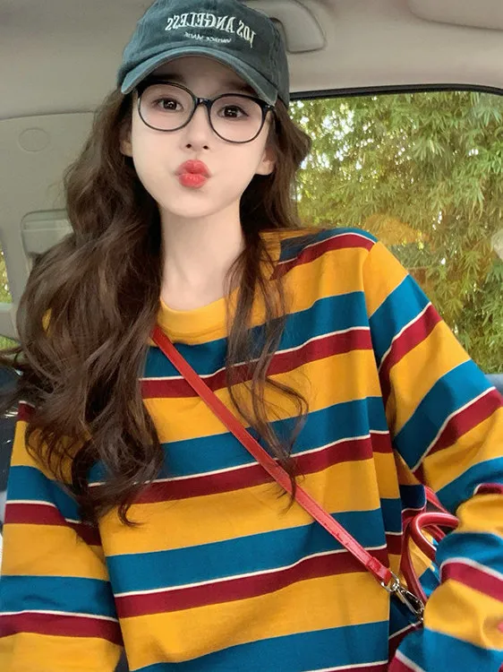 Women Color Block Striped Long - Embellish Knit recension och pris