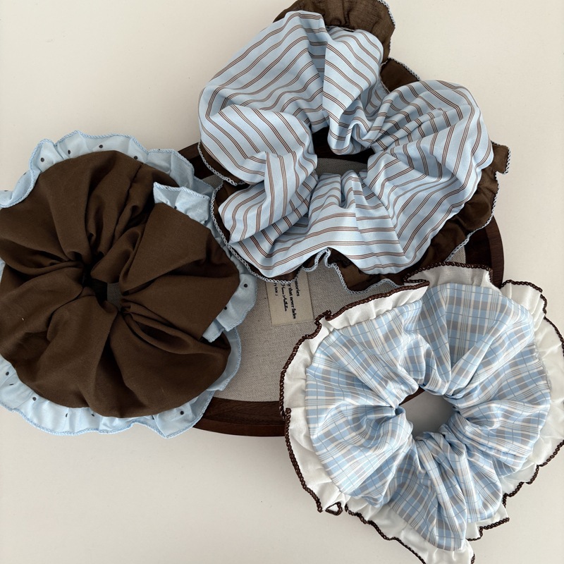 Super beautiful brown and blue - Elastic Lace Trim recension och pris