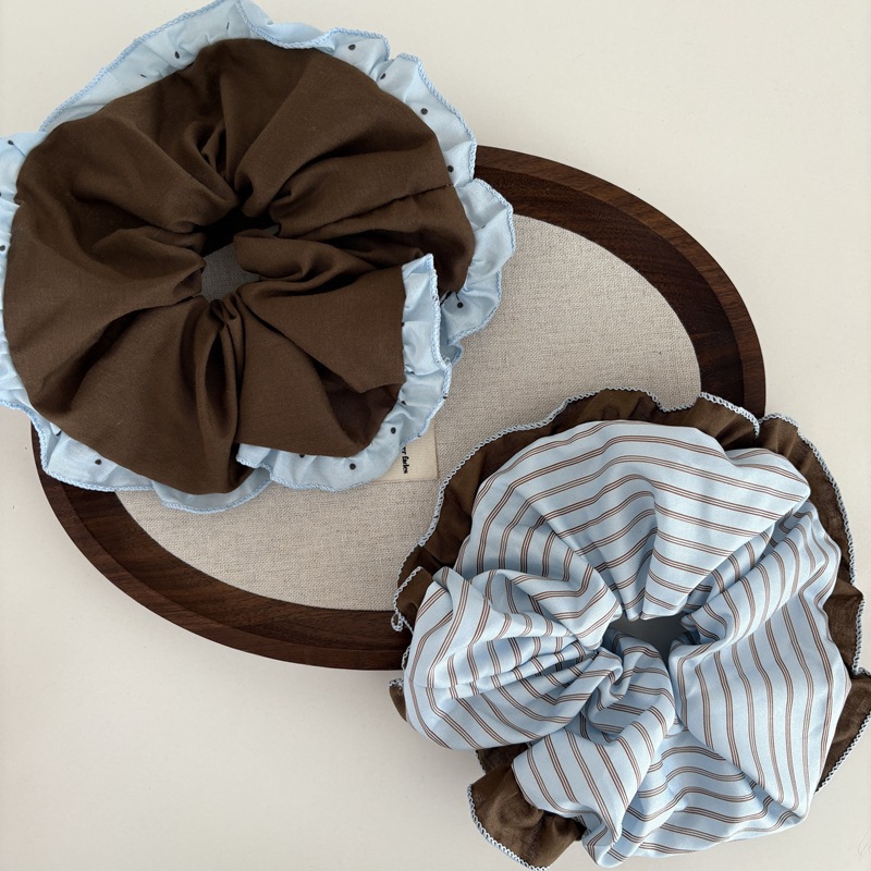 Super beautiful brown and blue - Elastic Lace Trim recension och pris