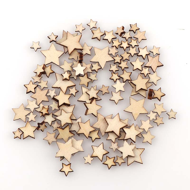 100Pcs DIY Size mixing Pentagr - Embellishments For Scrapbooking recension och pris